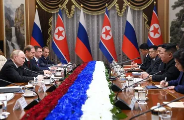 ロシア、ウクライナ攻勢強化へ 新条約に署名、北朝鮮との関係を深化