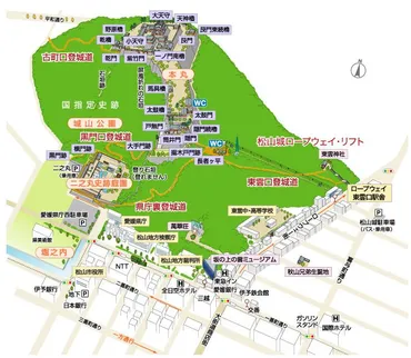 松山城の駐車場の無料!安い!がわかるおすすめマップ完全ガイド!