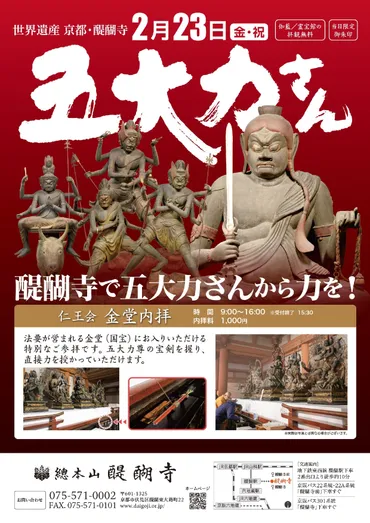 2/23 醍醐寺 五大力尊仁王会