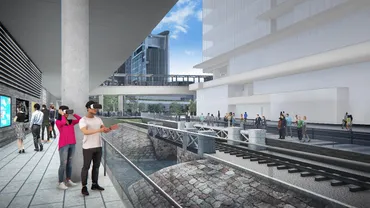 2027年度に「高輪築堤跡」を現地公開へ、JR東が展示方法を発表