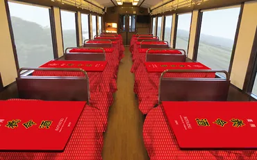 机の文字に注目! 冬季限定名物『こたつ列車』初のコラボが斬新すぎる – grape グレイプ