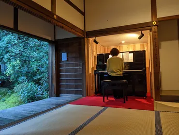 竹寺゛地蔵院♪寺ピアノ 毘沙門天様に音楽奉納(京都西京)