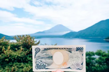 千円札の富士山を見に本栖湖へ行こう!