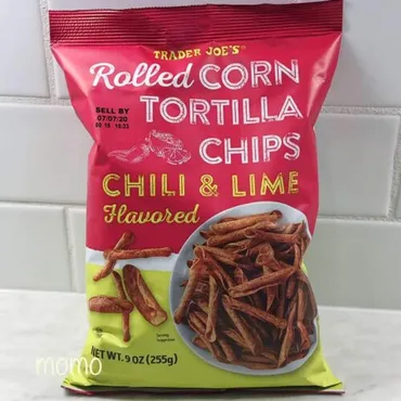 トレジョのライムトルティーヤチップス Trader Joe゛s Chili & Lime Tortilla Chips