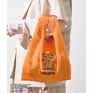 Biop】PEANUTS&Biop Sunflowerリップストップエコバッグ 