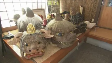 1.5トンの巨大獅子頭にびっくり!IMP. 鈴木大河さんが石川県内唯一の獅子頭専門工房へ