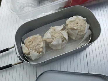ダイソーメスティンでフルオートで作る。シュウマイ