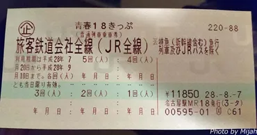 これでバッチリ！？青春18きっぷを利用した旅行計画の立て方 
