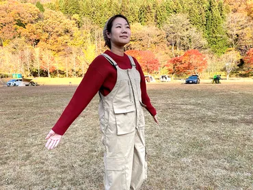 ワークマンオンラインストアブログ 焚き火を最高に楽しめる「フレイムテックレディースキャンプサロペット」