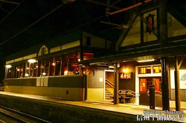 姨捨駅からの夜景 TRAIN SUITE 四季島 & ナイトビュー姨捨