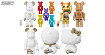 大阪・関西万博 日本館オリジナルデザインのBE@RBRICKやドラえもん、ハローキティのフィギュアがメディコム・トイより登場!会場内の日本館公式ショップにて発売!