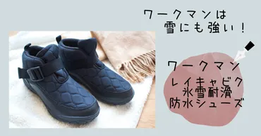 雪の日も】ワークマンで冬を乗り切る!レイキャビク氷雪耐滑防水シューズ