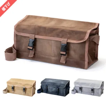 D015 パラフィン帆布スクエアショルダー 