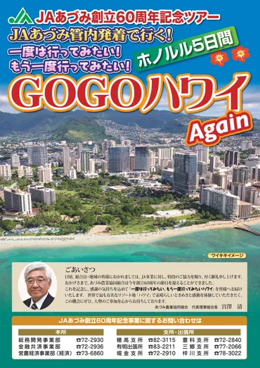 GOGOハワイAgainのお申し込みの受付が始まりました 