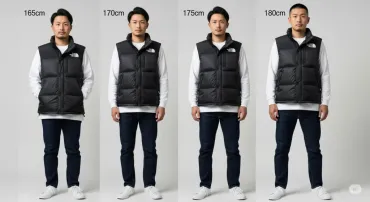 失敗しないノースフェイスダウンベストのサイズ感と身長別の ...