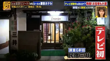 熱海で見つけた民宿にスタジオ感動！ずん飯尾「銀河系リゾート ...