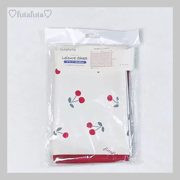【sale】futafuta キッズレジャーシート　さくらんぼ柄