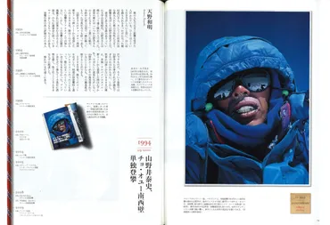 登頂写真でたどる登攀史④ 【1994年 山野井泰史、チョ・オユー ...