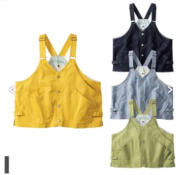 グリーンテックアウトドアデニムベスト　ワークマン フリーサイズ