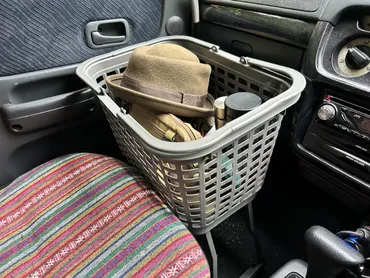 【アウトドアギア】（ダイソー 高さが変えられるバスケット ...