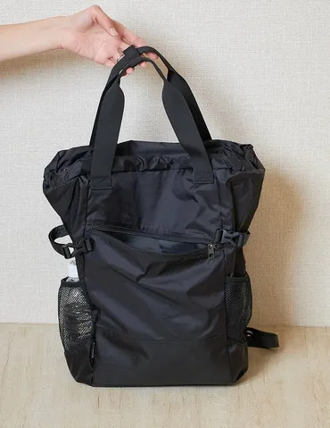 ワークマンの「2500円撥水バッグ」がリュックにもトートにもなる ...