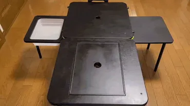 アウトドア】クラファン支援額1000万円を超えた『軽量ポータブルEXGテーブルEAT