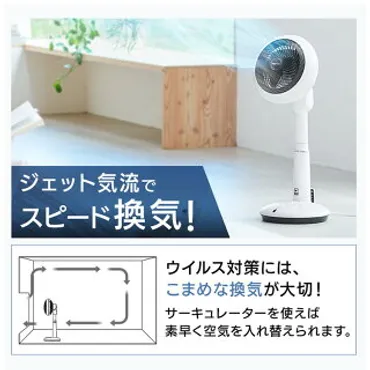 サーキュレーターを使って換気ができる？サーキュレーターの正しい使用方法や換気方法を紹介！– Granire/グラニーレ 炭八正規販売店