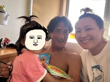 丸山桂里奈＆本並健治一家、グアム家族旅行！1歳7ヶ月娘との初めての海外旅行は？（大変？楽しい？)丸山桂里奈と本並健治、1歳7ヶ月の娘とのグアム旅行記！ドンキや育児の奮闘