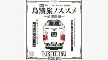 のんびり鉄道旅を 県企画「鳥鐵駅印」スタート 鳥取県：朝日新聞