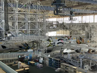 ANAの飛行機を間近で見られる格納庫の見学ツアー／ANA Blue Hangar Tour / たかみーの旅ログ