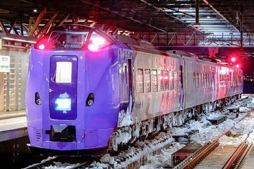特急゛オホーツク゛・゛大雪゛の一部が「ラベンダー編成」で運転される