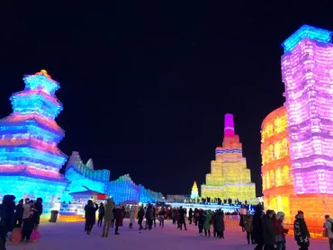 氷点下だからこその絶景！ 中国・ハルビン氷祭り 