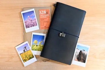 トラベラーズノートをチェキアルバムとして使う。「リフィル カードファイル（028）」レビュー 