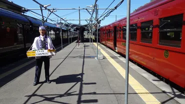 トレインビュー駅弁】人吉駅の駅弁やまぐちで、観光列車とともに「栗めし」「鮎ずし」を食す 