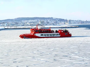 札幌発】『ガリンコ号III・IMERU』乗船＆幻想的な氷の祭典・層雲峡氷瀑まつりライトアップへ行く日帰りツアー【札幌通運・クラブゲッツ】 