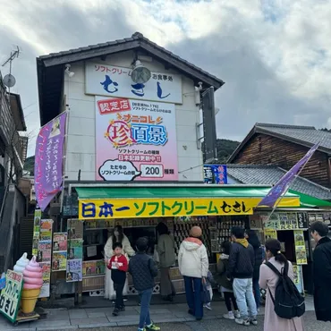 錦帯橋名物ソフトクリームの元祖!【佐々木屋小次郎商店】(山口県岩国市)