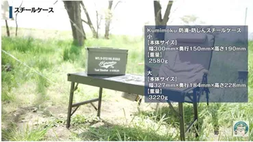 カインズ】なら防滴・防じんスチールケースも2480円！キャンプギアの持ち運びも安心◎ 