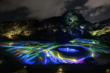 チームラボ、御船山楽園（九州・武雄温泉）で、開催10年目のアート展「チームラボ かみさまがすまう森 