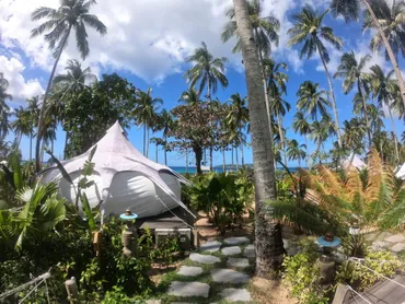 エルニドでの初めてのグランピング(Nacpan Beach Glamping) 