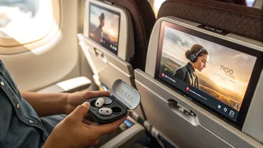 飛行機でワイヤレスイヤホンは使える？機内での使用ルールと接続方法を解説 