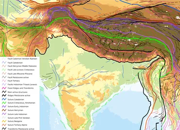 大陸の衝突－ヒマラヤ山脈