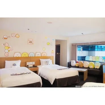 すみっコぐらしとホテルニューオータニのコラボルーム、どんな体験ができる？限定グッズや予約情報も！すみっコぐらしルームの詳細