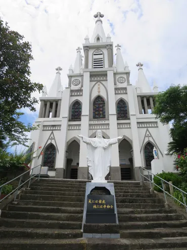 長崎・伊王島 馬込教会(沖ノ島教会)と伊王島ウォーキング 馬込コース